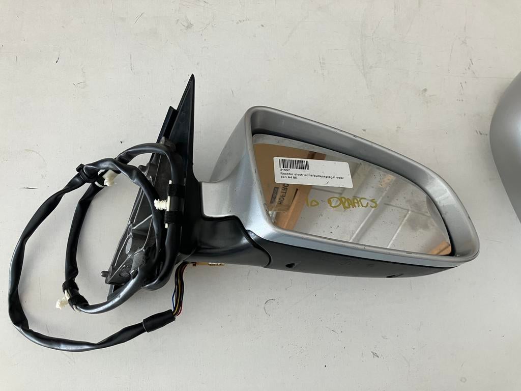 Audi A4 b6 b7 buitenspiegel rechts zilver elektr inklapbaar, Ophalen of Verzenden, Audi