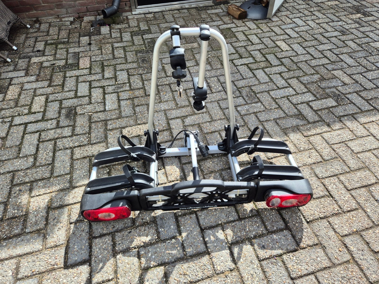 Uebler P21 Fietsendrager voor 2 electriche fietsen, Ophalen, Zo goed als nieuw, 2 fietsen, Trekhaakdrager