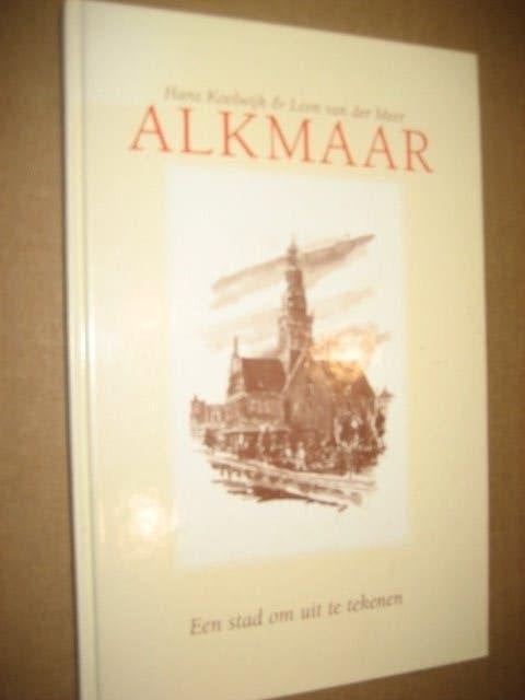 H. Koolwijk l.v/d meer/alkmaar een stad om uit te tekenen, Ophalen of Verzenden, 20e eeuw of later, Zo goed als nieuw