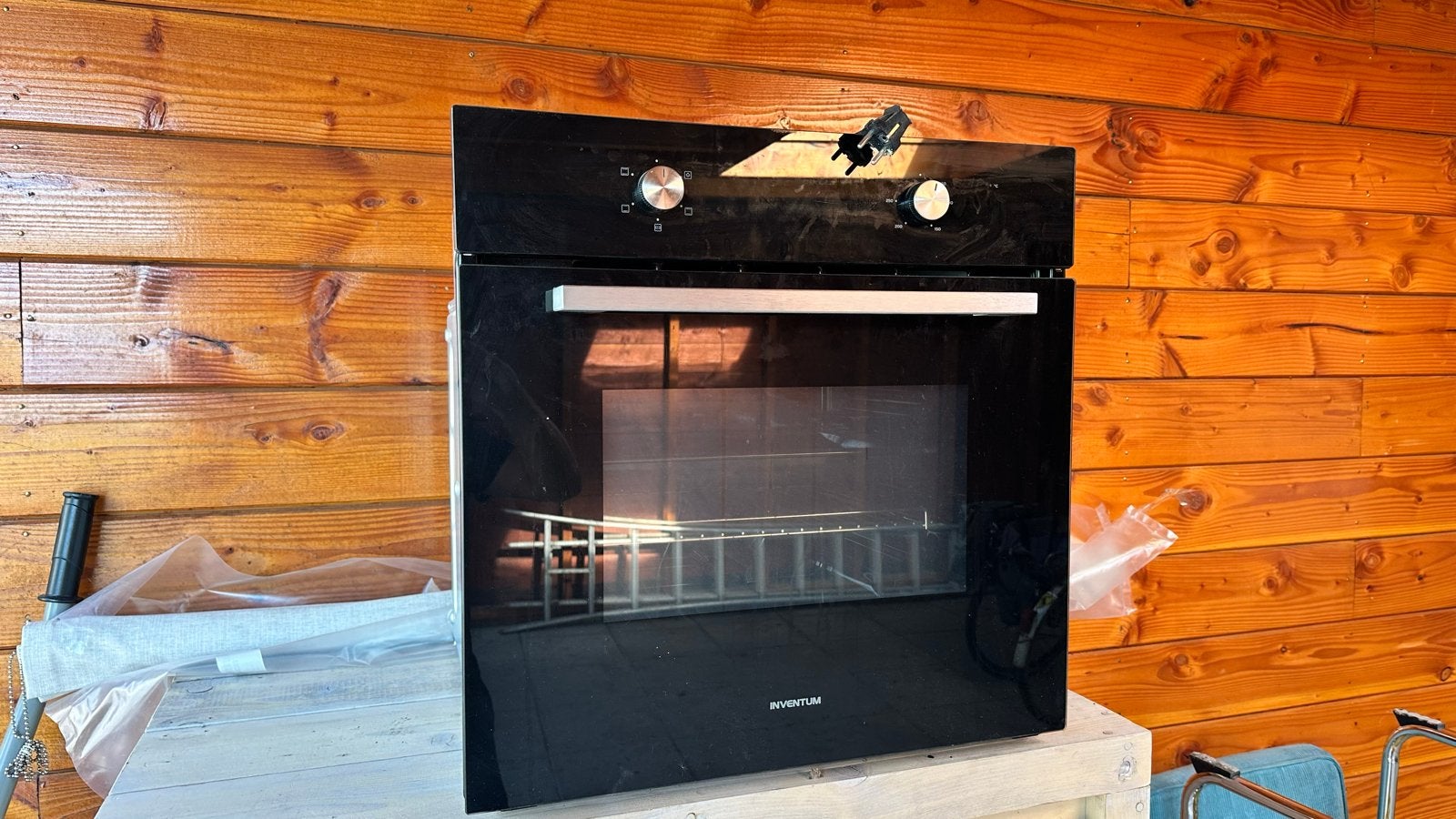 Inventum IOC6070GK/02 Inbouw Oven - Zwart, Ophalen, Gebruikt, Oven, Inbouw