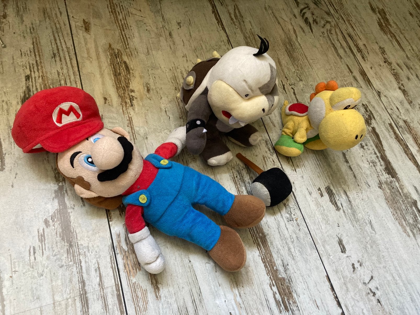 Mario (25cm), Yoshi (geel) en Morton Koopa jr, Ophalen of Verzenden, Zo goed als nieuw