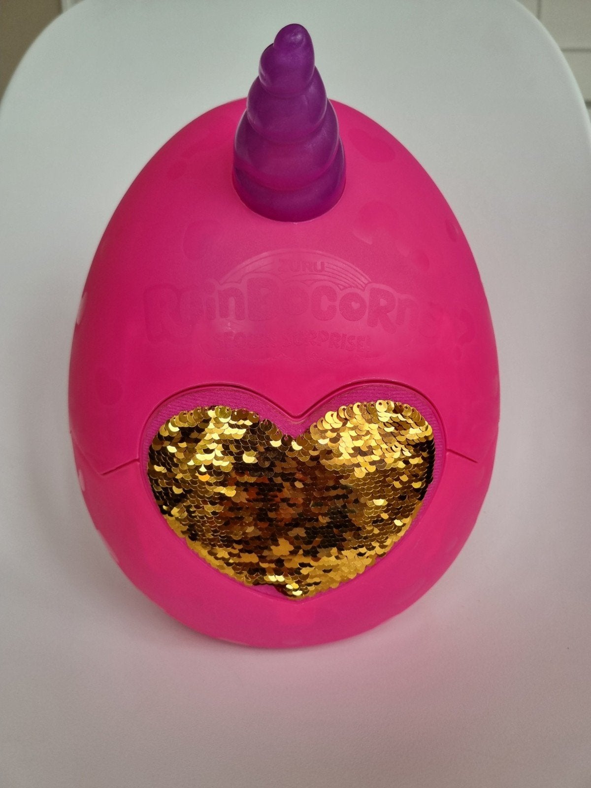 Grote ZURU Bunnycorn Suprise ei van de Rainbocorns, Overige karakters, Ophalen of Verzenden, Middelgroot (20 tot 80 cm), Roze