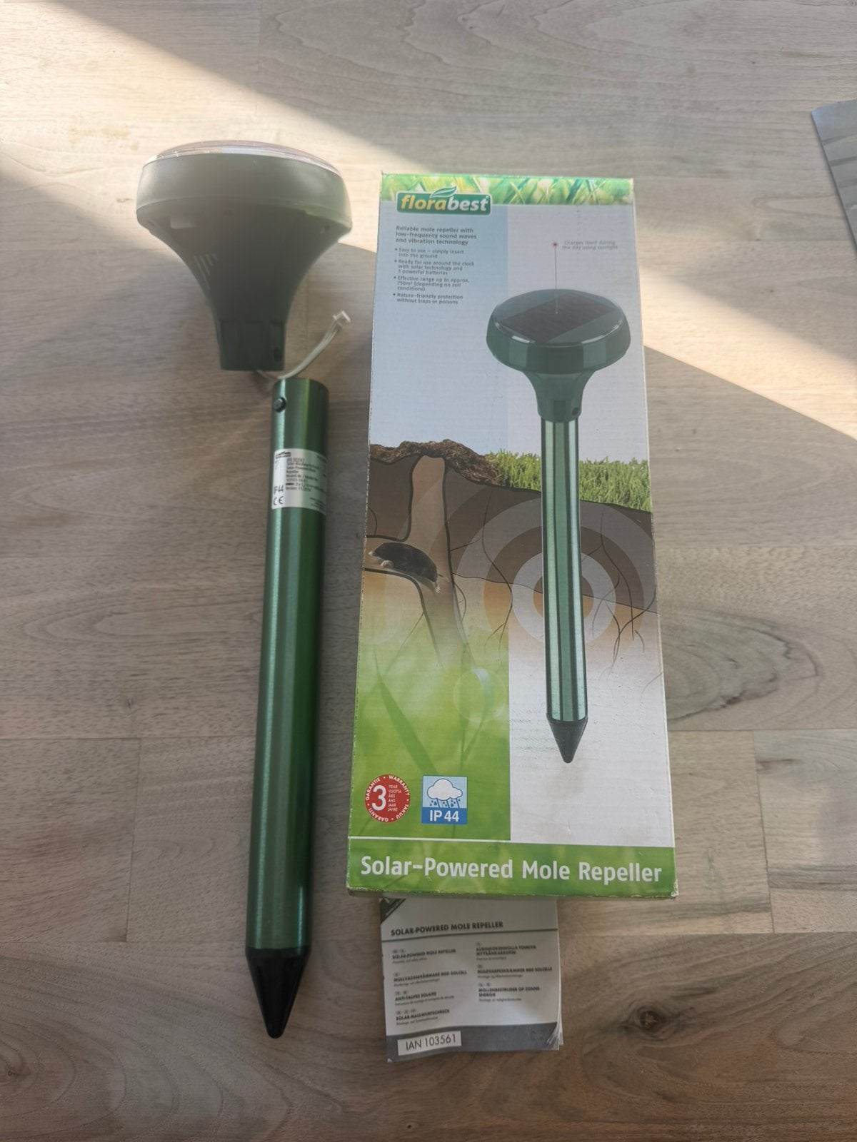 Mollen verjager, Tuin en Terras, Bestrijdingsmiddelen, Ophalen of Verzenden, Nieuw, Ongediertebestrijding
