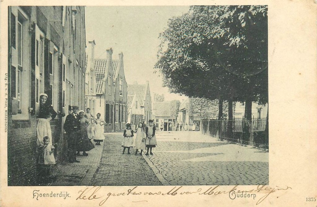701-125-033 Ouddorp Hoenderdijk, Verzenden, Voor 1920, Zuid-Holland
