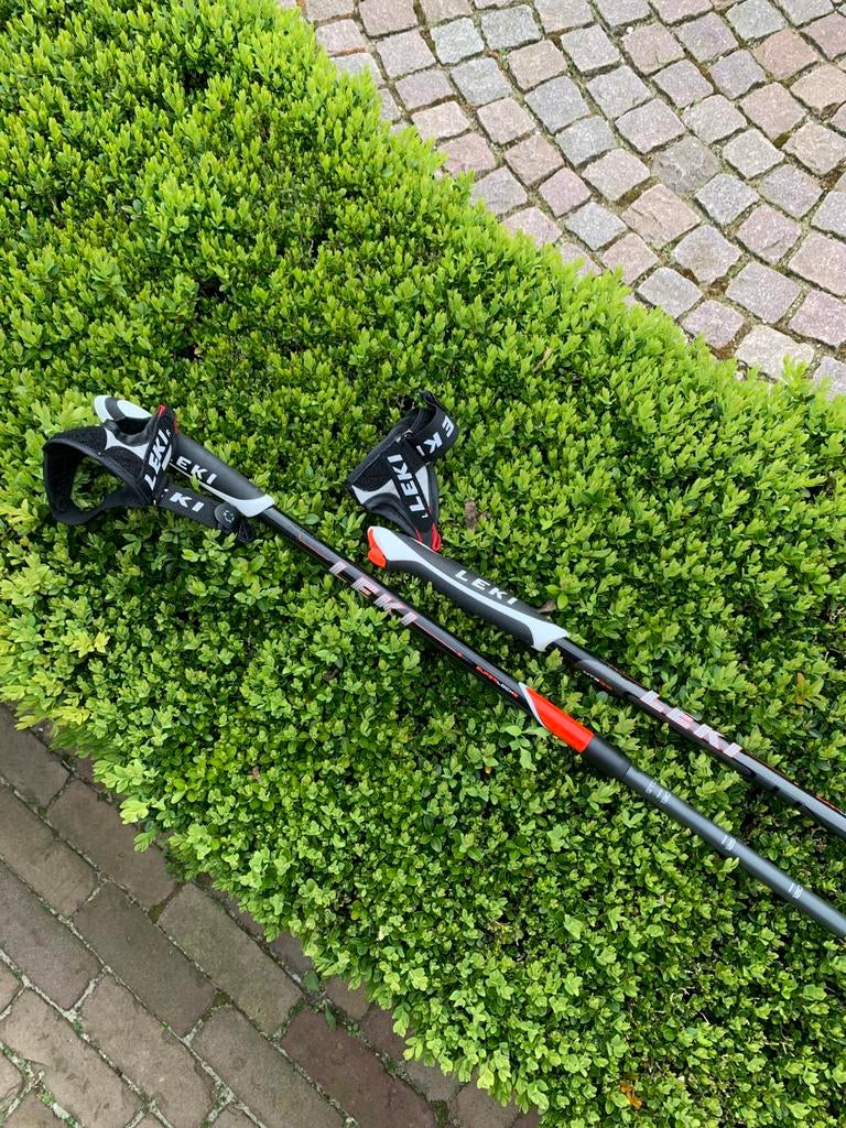 Leki Spin Shark Nordic Walking verstelbaar (1,00-1,30 m.), Ophalen of Verzenden, Zo goed als nieuw