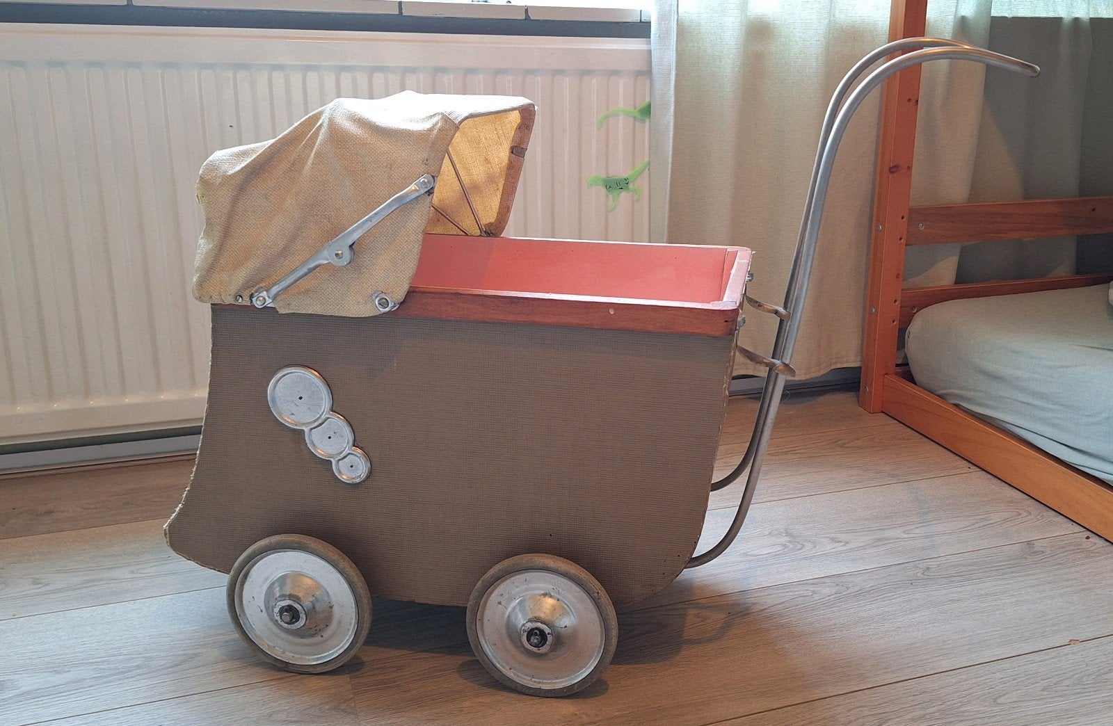 Vintage poppenwagen, Ophalen, Gebruikt, Babypop
