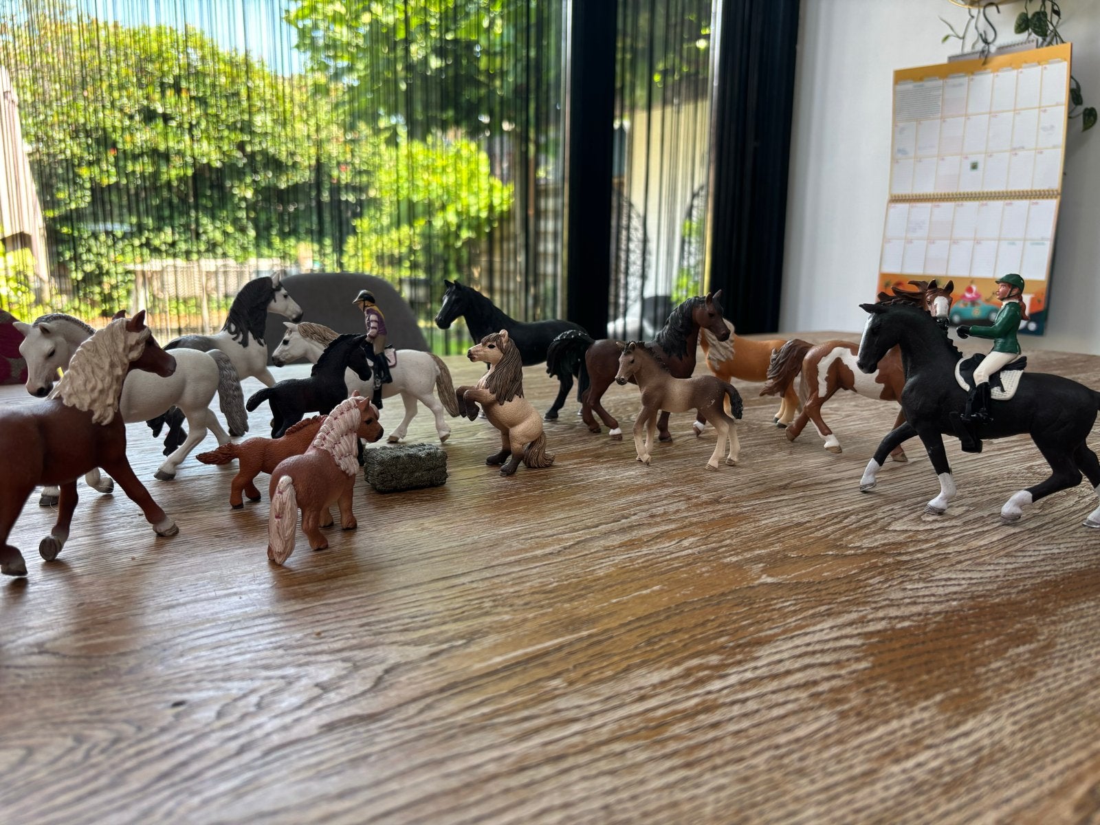 Grote collectie Schleich paarden, Ophalen of Verzenden, Gebruikt