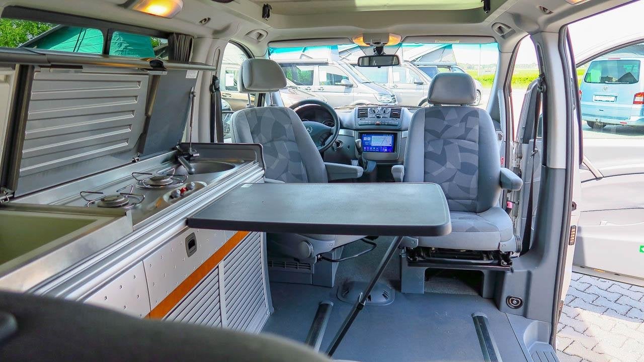 Mercedes Viano Marco Polo Automaat met slechts 132dkm, Automaat, Buscamper of Camperbus, Mercedes-Benz, Bedrijf