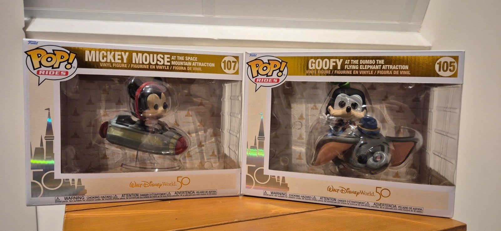 Funko pop
Goofy at dumbo
&
Mickey mouse space, Ophalen of Verzenden, Zo goed als nieuw