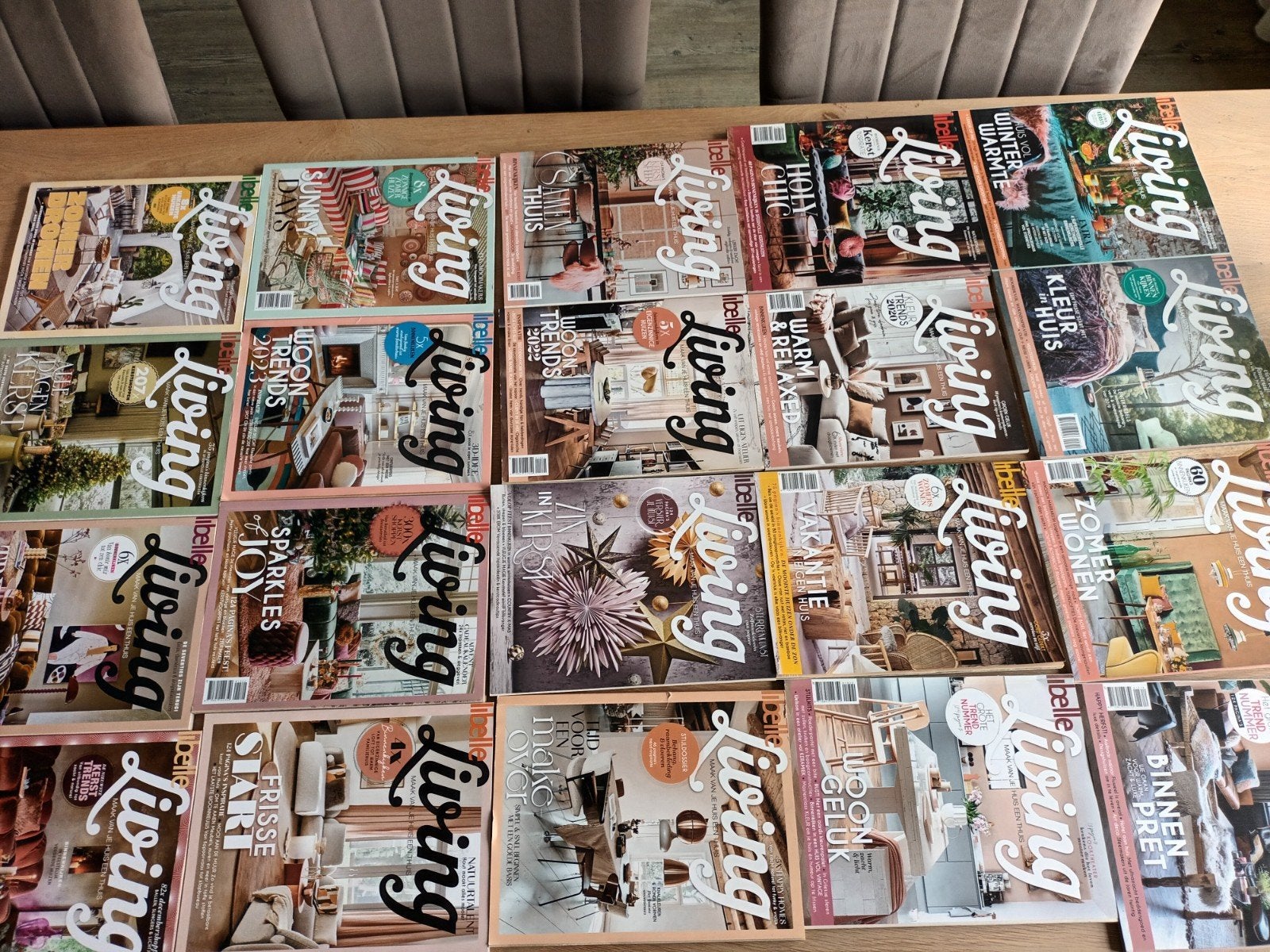20x Libelle Living wonen magazines 2018 t/m 2024 tijdschrift, Ophalen of Verzenden, Zo goed als nieuw, Damesbladen