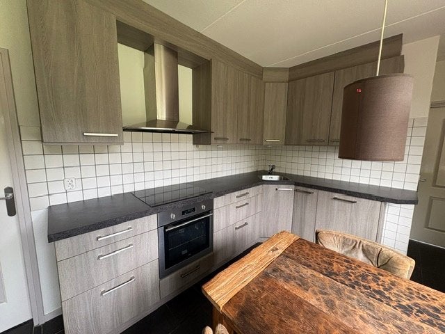 Bruynzeel keuken incl. apparatuur en kermamisch werkblad, Ophalen, Gebruikt, Overige materialen, Hoekkeuken