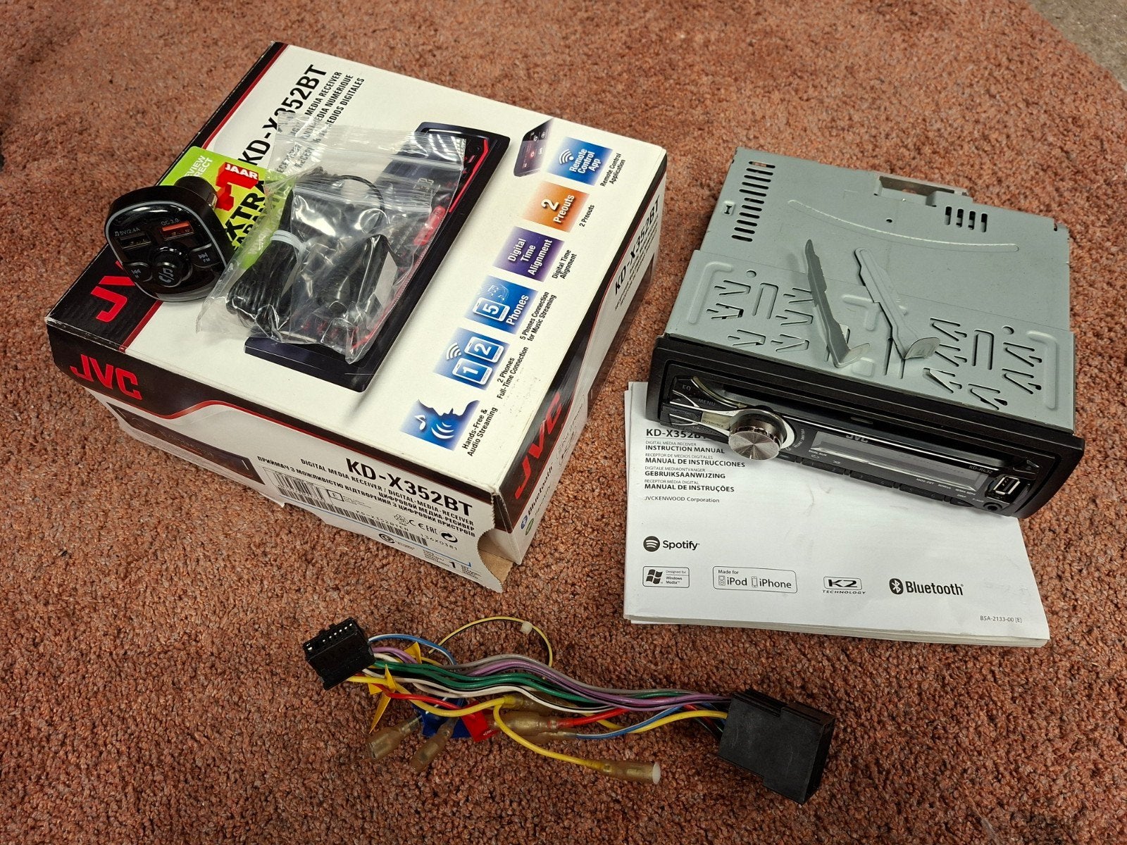JVC autoradio / cd-speler, Ophalen of Verzenden, Gebruikt