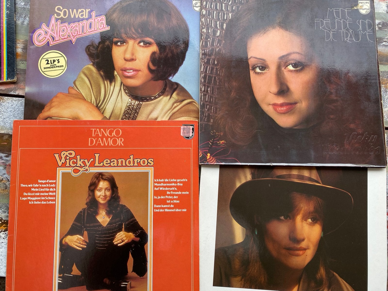 4 Duitstalige LP's: Vicky Leandros, Alexandra, Ula Meineke, LP, Gebruikt, Overige genres, Ophalen of Verzenden