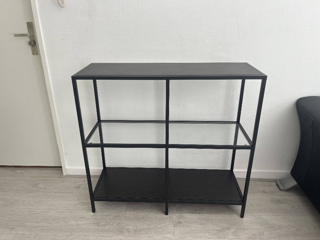 metal and glass shelves, Ophalen of Verzenden, Zo goed als nieuw
