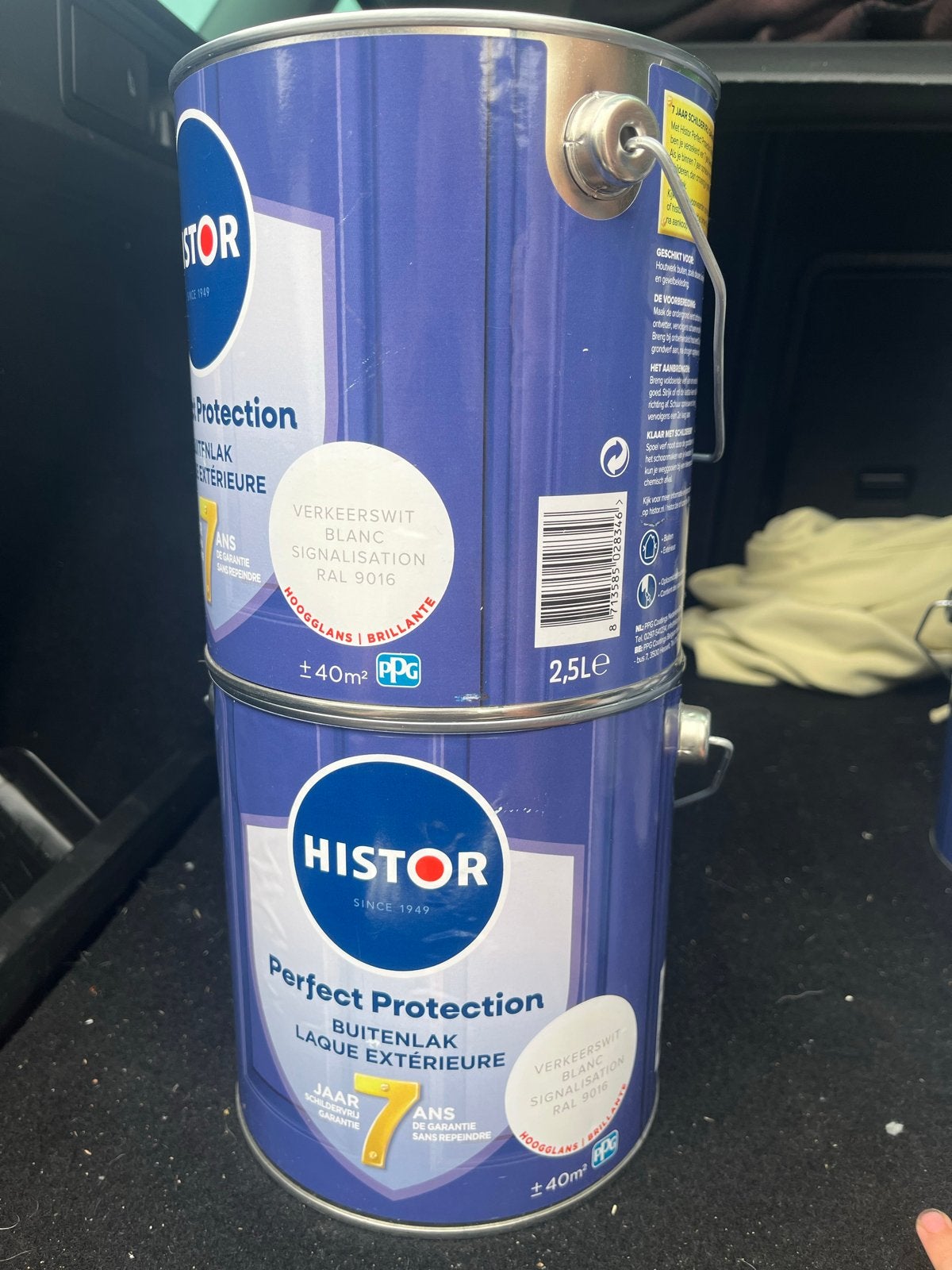 Histor Perfect Protection Buitenlak Hoogglans RAL 9016, Ophalen of Verzenden, Nieuw