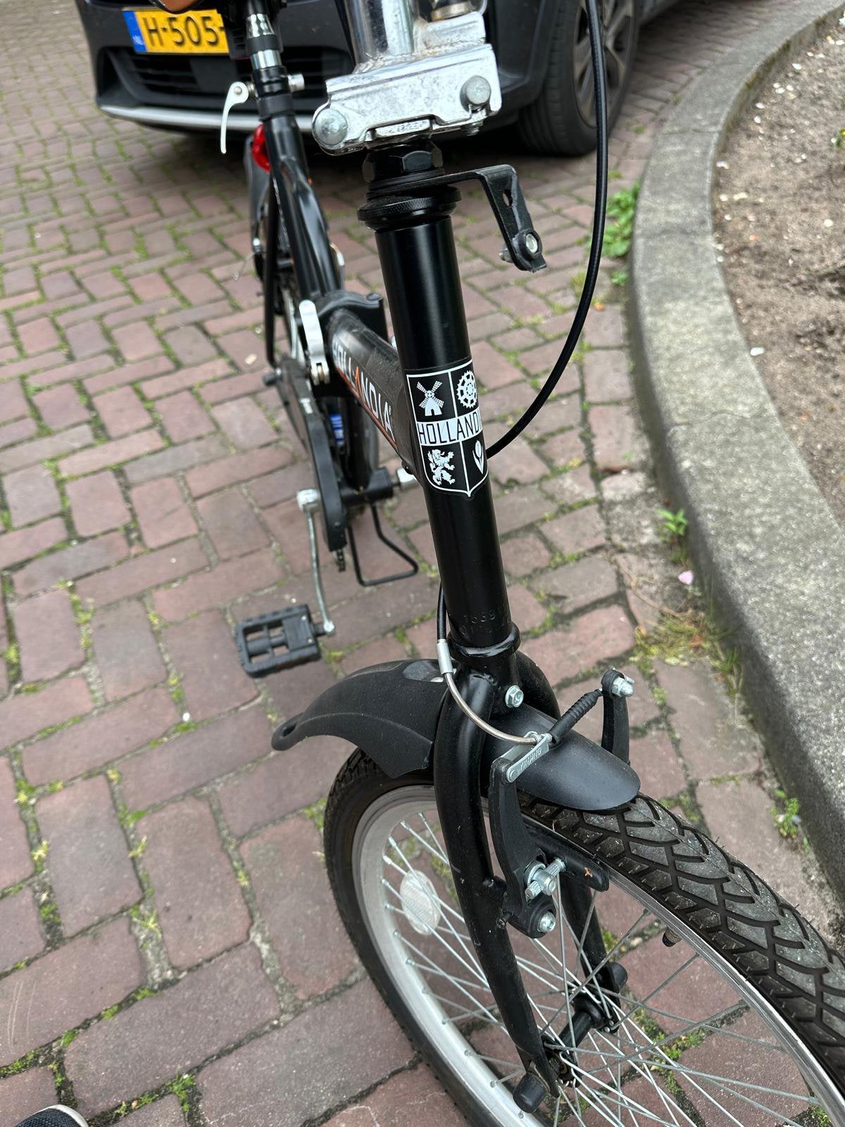 Hollandia Travel 1 Vouwfiets - Compact en Handig, Fietsen en Brommers, Fietsen | Vouwfietsen, 20 inch of meer, Gebruikt, Totaal opvouwbaar