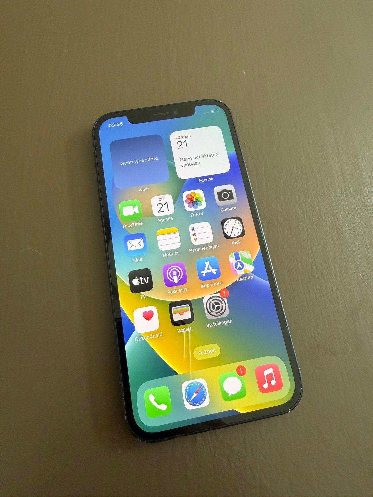 iPhone 12 Zwart 64GB, Zwart, Ophalen of Verzenden, Zo goed als nieuw, IPhone 12