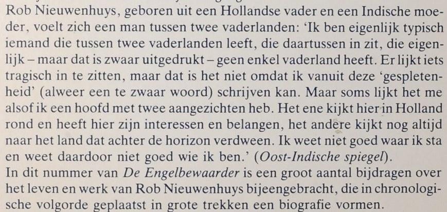 Leven tussen twee vaderlanden (1982), Verzenden, Nederland, Rob Nieuwenhuys, Zo goed als nieuw