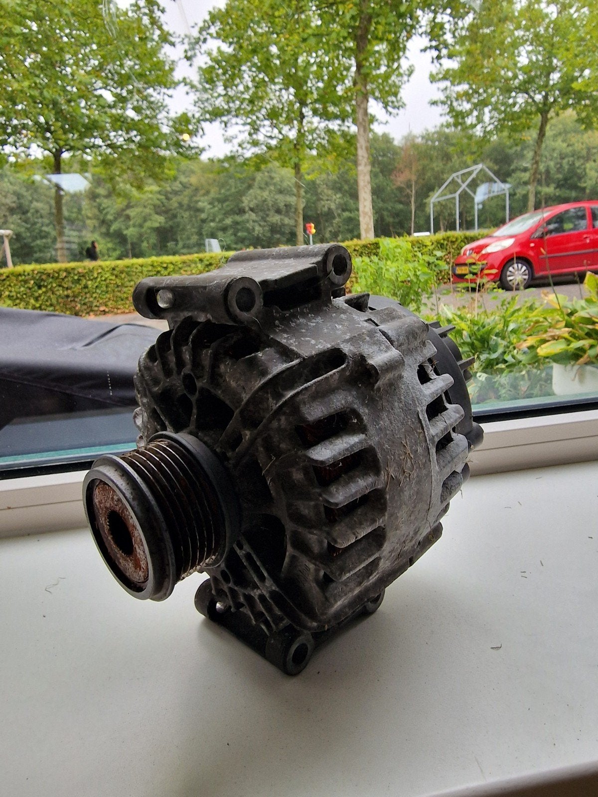 recent defecte VW AG dynamo, Ophalen