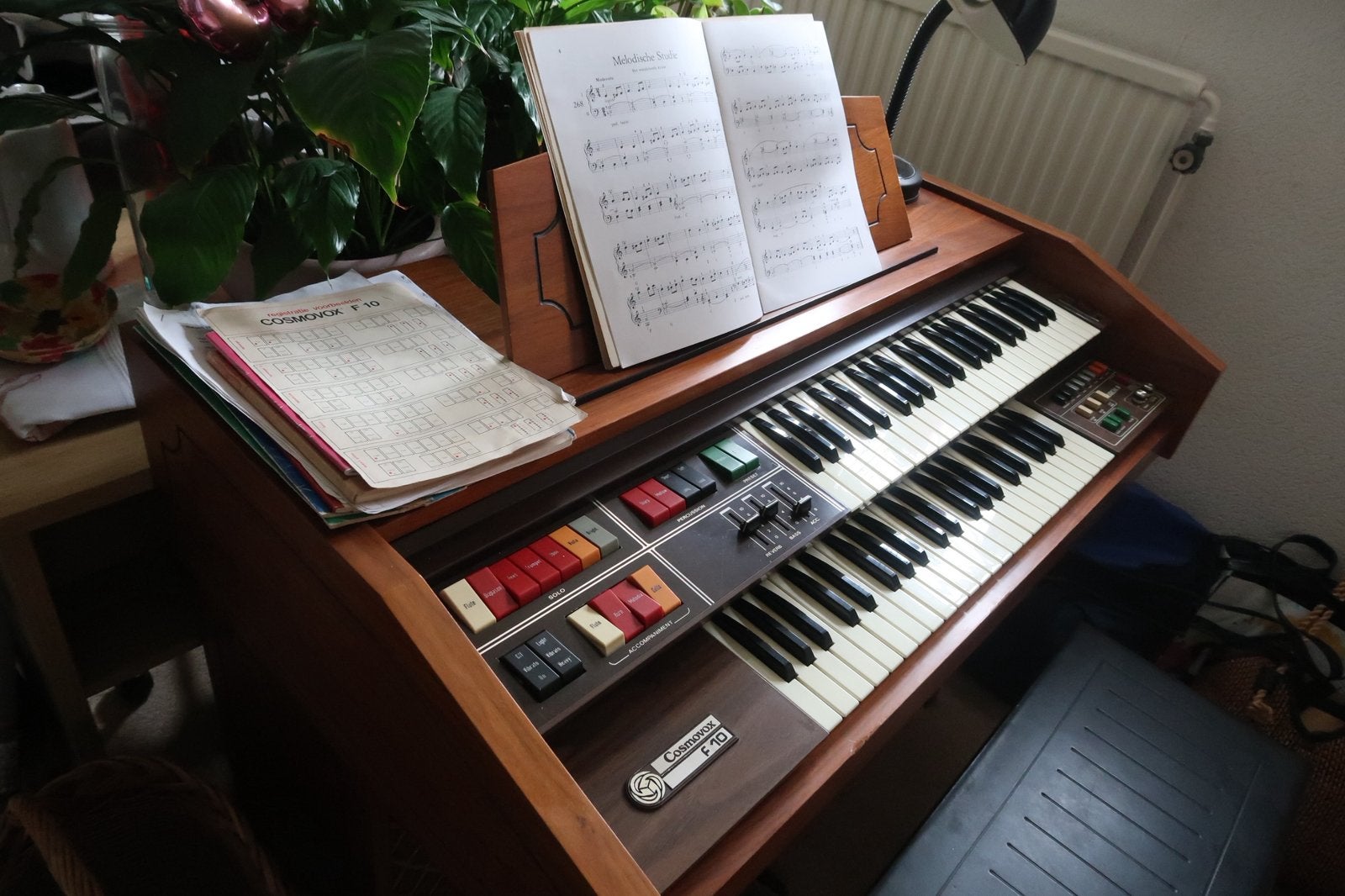 Cosmovox elektronisch orgel, Ophalen, Gebruikt, 2 klavieren, Orgel