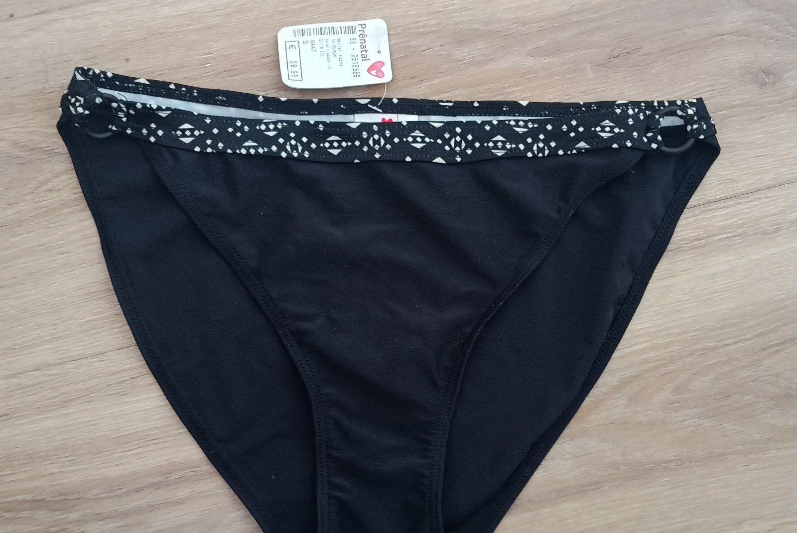 Zwart/wit zwembroek van de Prenatal maat S, nieuw!, Kleding | Dames, Badmode en Zwemkleding, Prenatal, Ophalen of Verzenden, Nieuw