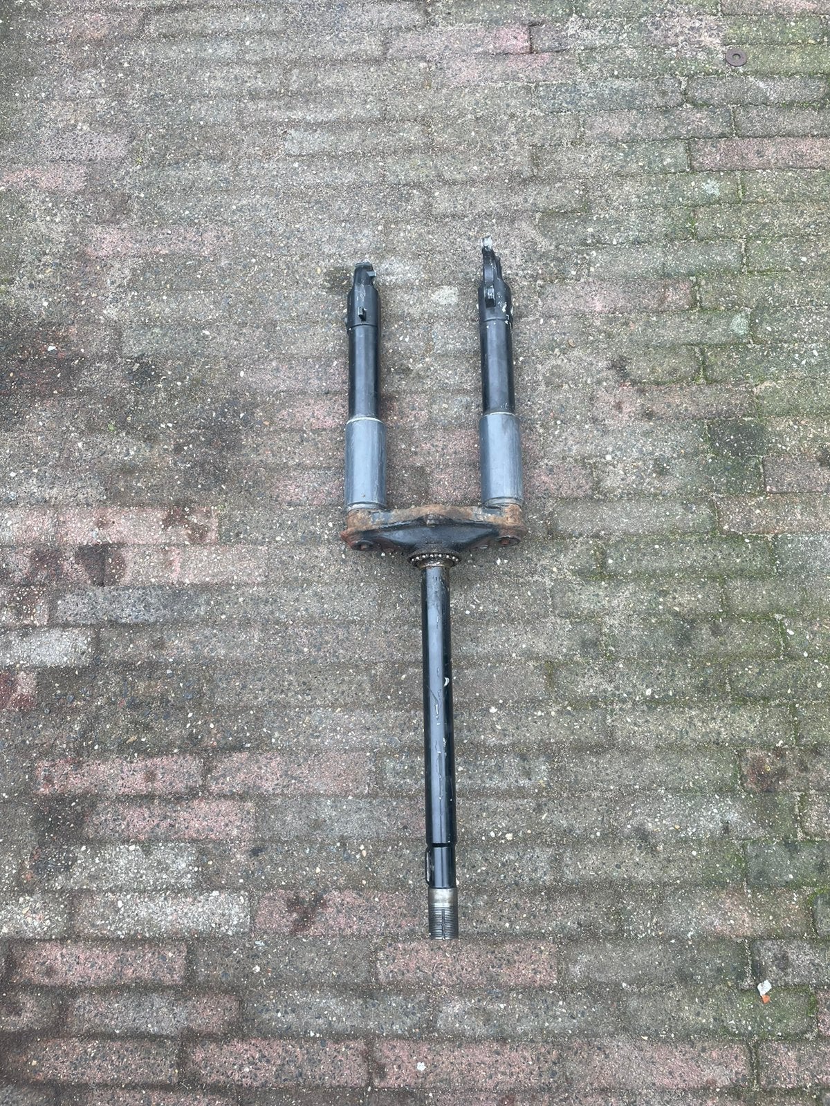 piaggio zip 2000 voorvork, Ophalen