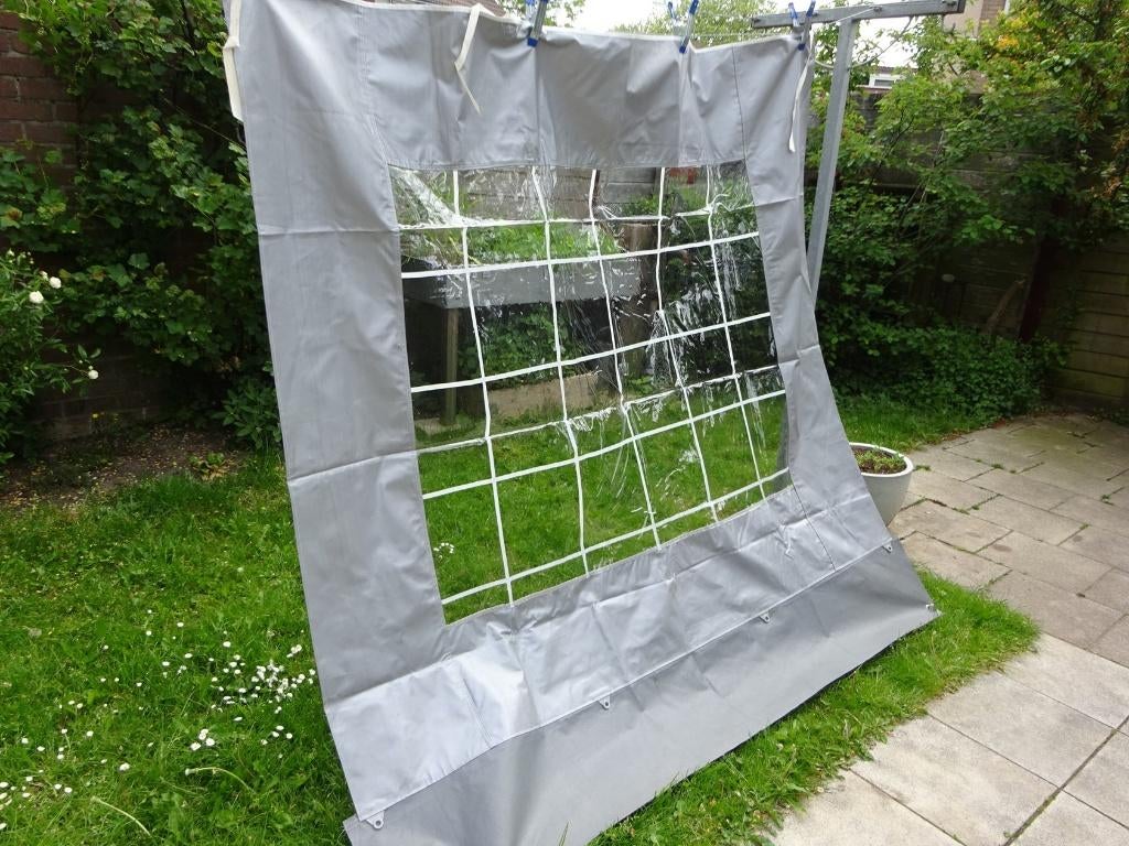 Universele zijwand voor luifel van caravan, vouwwagen, 200cm, Caravans en Kamperen, Ophalen, Zo goed als nieuw
