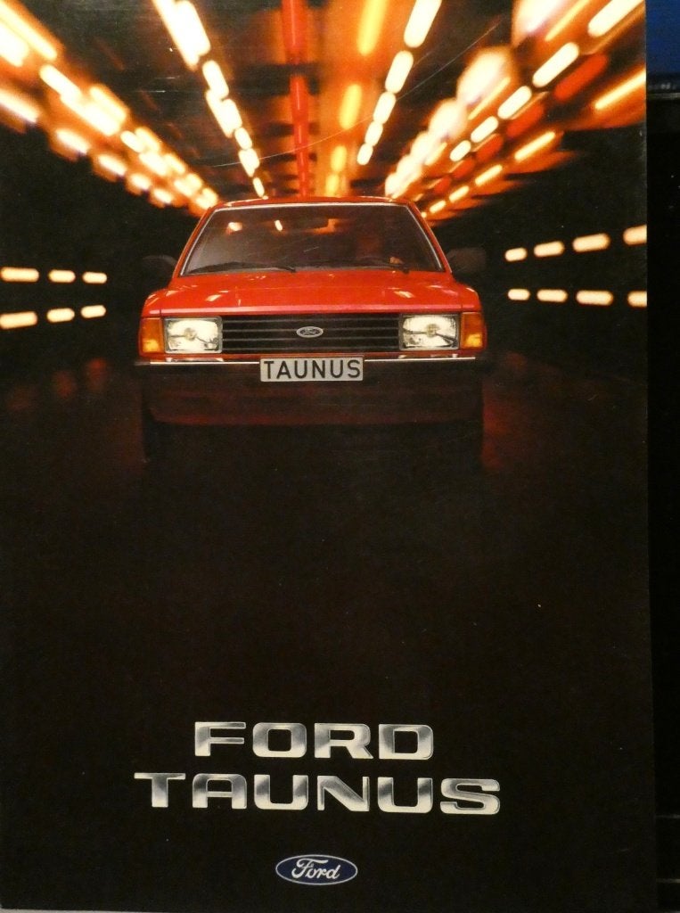 Ford Taunus folder 1982, Verzenden, Gelezen, Ford