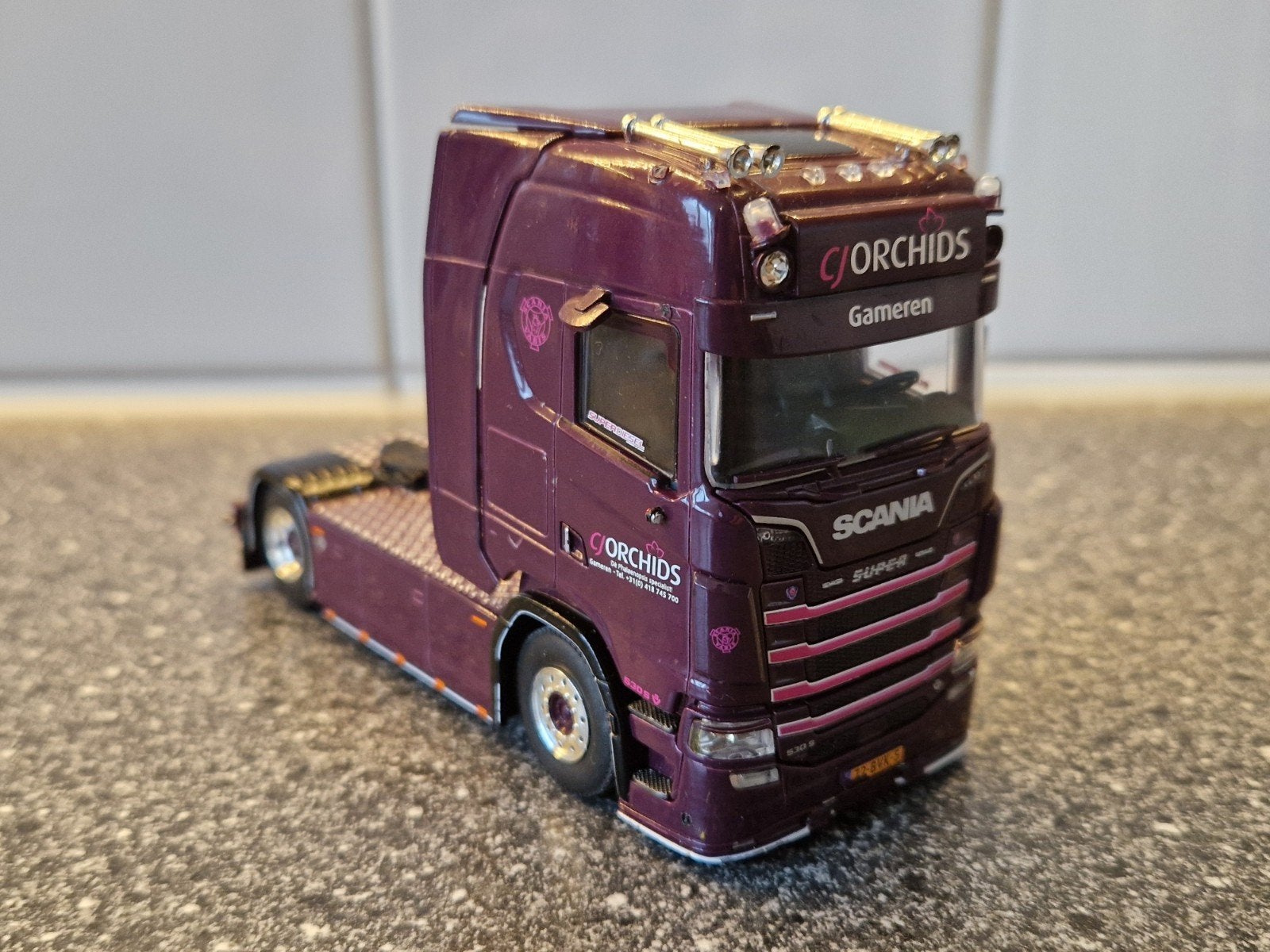 B-keus WSI Scania NextGen, CJ Orchids, Ophalen of Verzenden, Bus of Vrachtwagen, Wsi