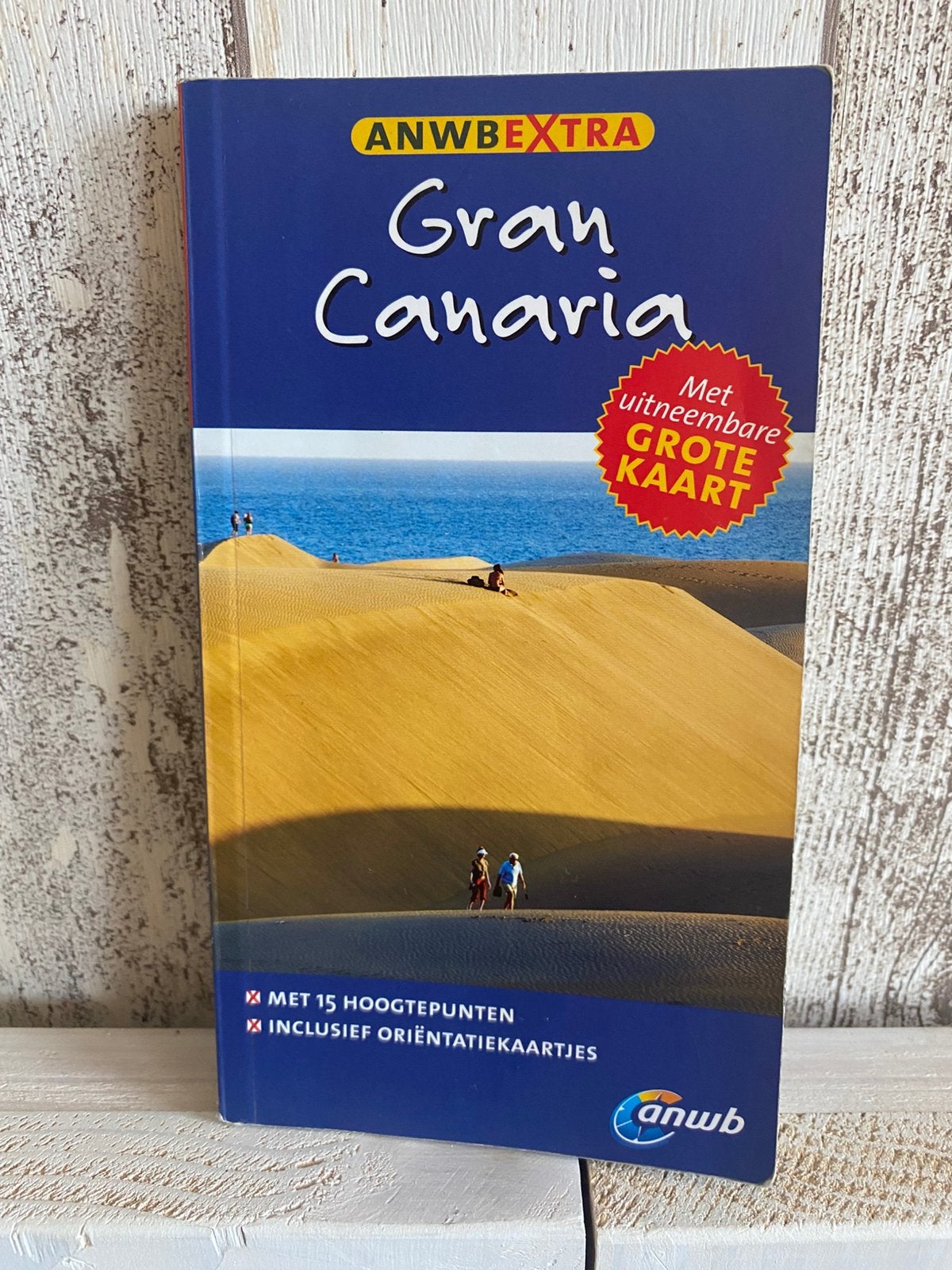 Gran Canaria anwb reisgids met grote kaart, Europa, Ophalen of Verzenden, Zo goed als nieuw, Reisgids of -boek