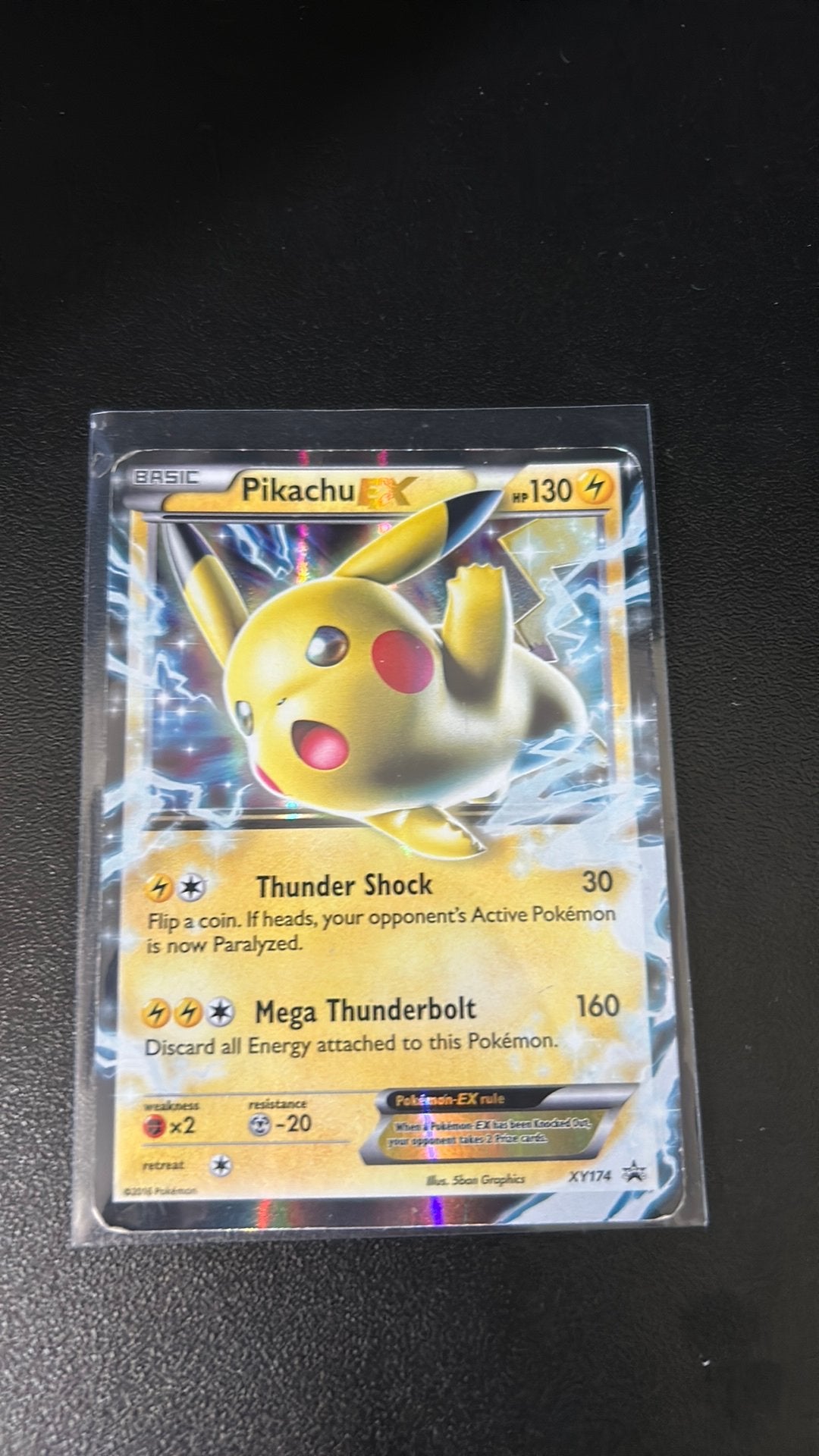 Pikachu ex XY174, Ophalen of Verzenden, Zo goed als nieuw