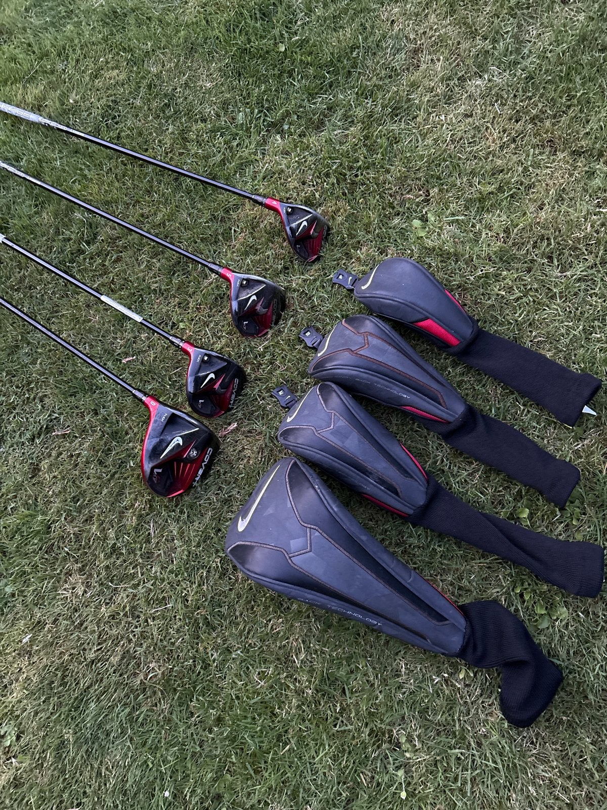 Linkshandige Nike Vs Covert Driver, Woods, Hybrid (R-flex), Ophalen, Gebruikt, Set, Overige merken