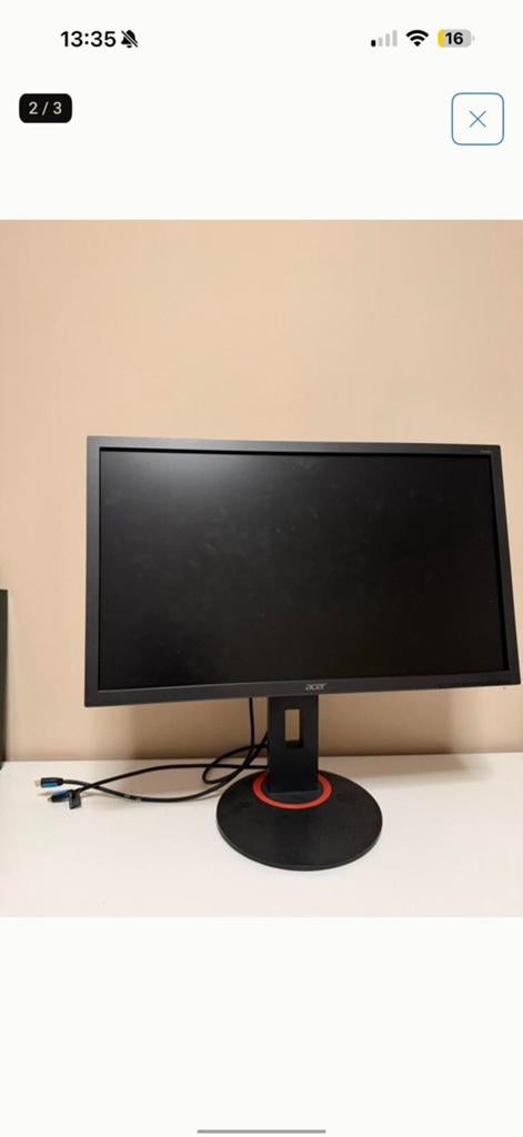 Acer Predator XF240H 24” 144Hz Gaming Monitor – Full HD, Computers en Software, Monitoren, Gaming, 101 t/m 150 Hz, Full HD, Ophalen of Verzenden
