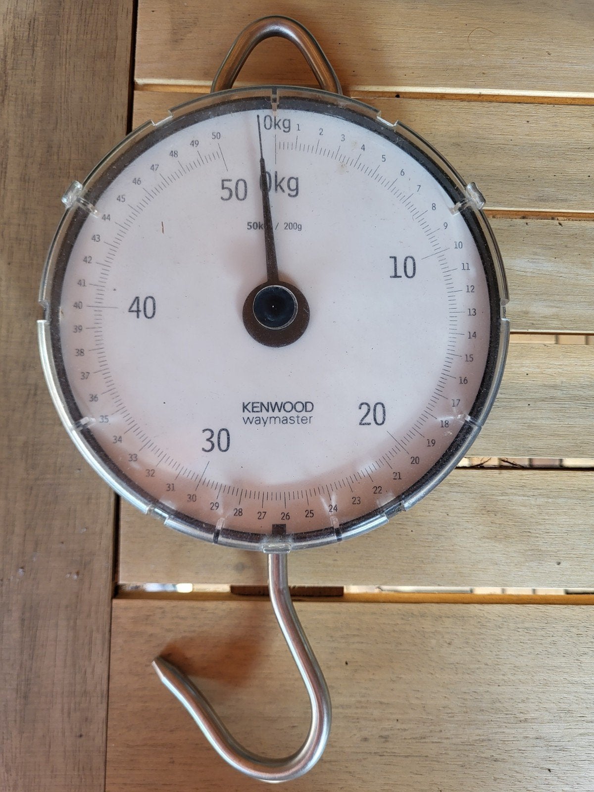 Kenwood weegschaal 50kg met Reuben Heaton pouch, Watersport en Boten, Ophalen of Verzenden, Gebruikt, Overige typen