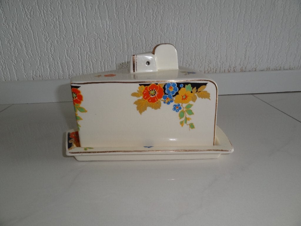 Mosa Plateel botervloot Art Deco, Antiek en Kunst, Antiek | Keramiek en Aardewerk, Ophalen