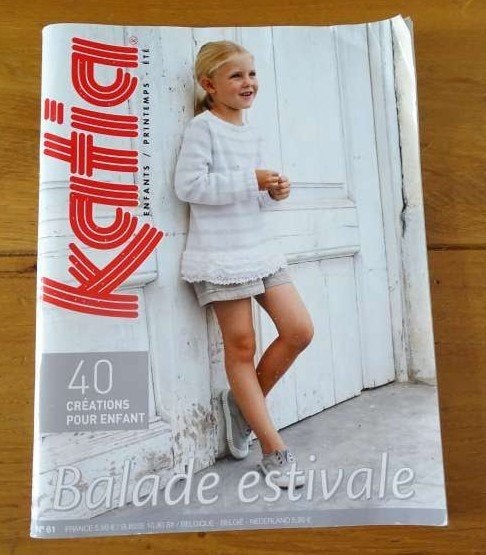 Katia breiboek nr. 61 / 2017 voor kinderen 2 tot 12 jaar, Verzenden, Zo goed als nieuw, Breien, Patroon of Boek