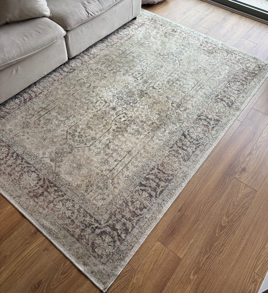 Zara Home vloerkleed met vintage effect – grijs, Ophalen, Grijs, 150 tot 200 cm, 200 cm of meer