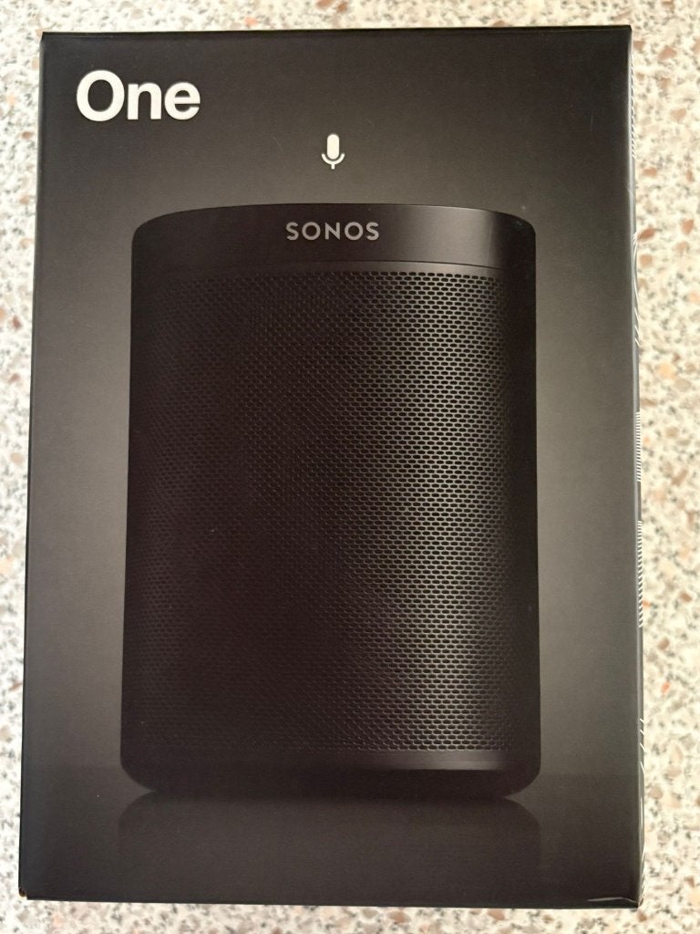 Sonos One (Gen 2) – krachtige draadloze wifi-speaker, Slimme speaker, Ophalen of Verzenden, Zo goed als nieuw, Sonos