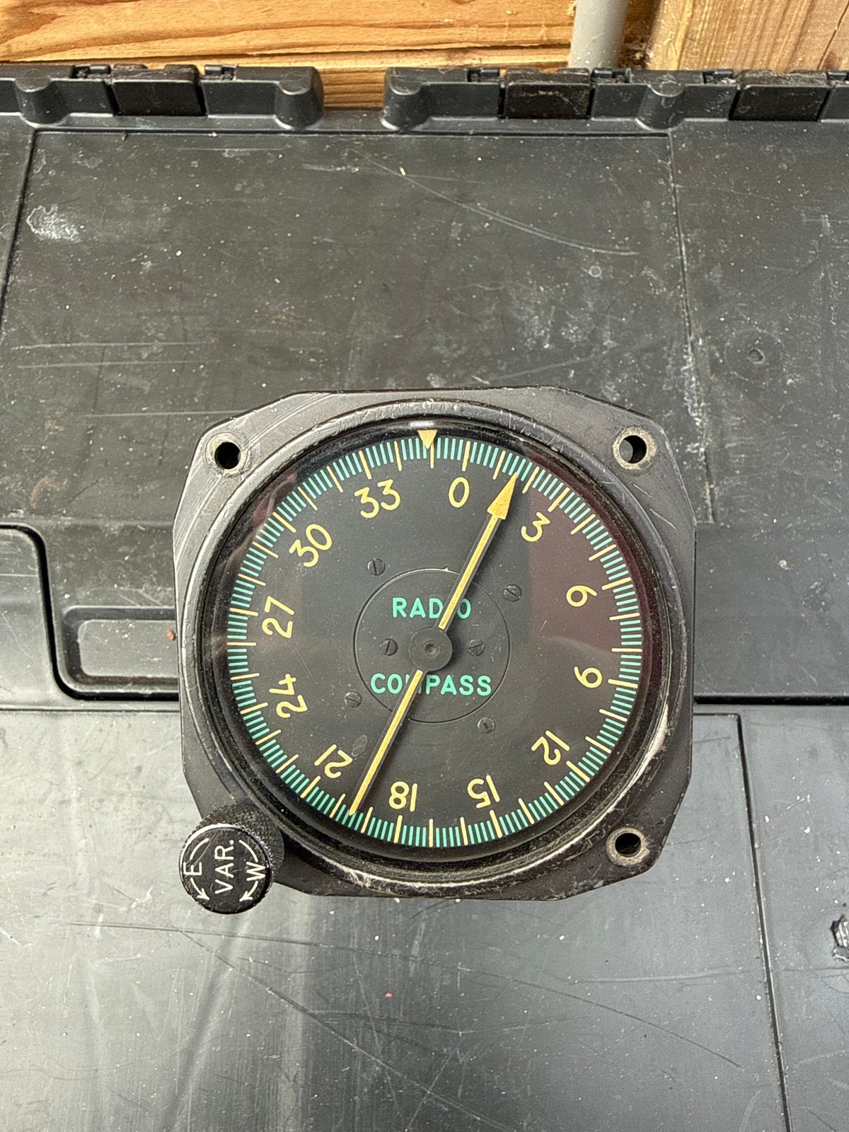Vintage ARN-6 Radio Kompas Meter - Vliegtuig Instrument, Ophalen of Verzenden