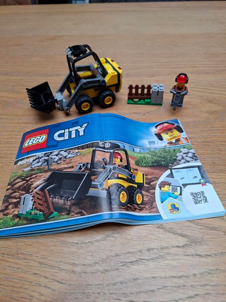 Lego City 60219 Shovel, Ophalen, Zo goed als nieuw