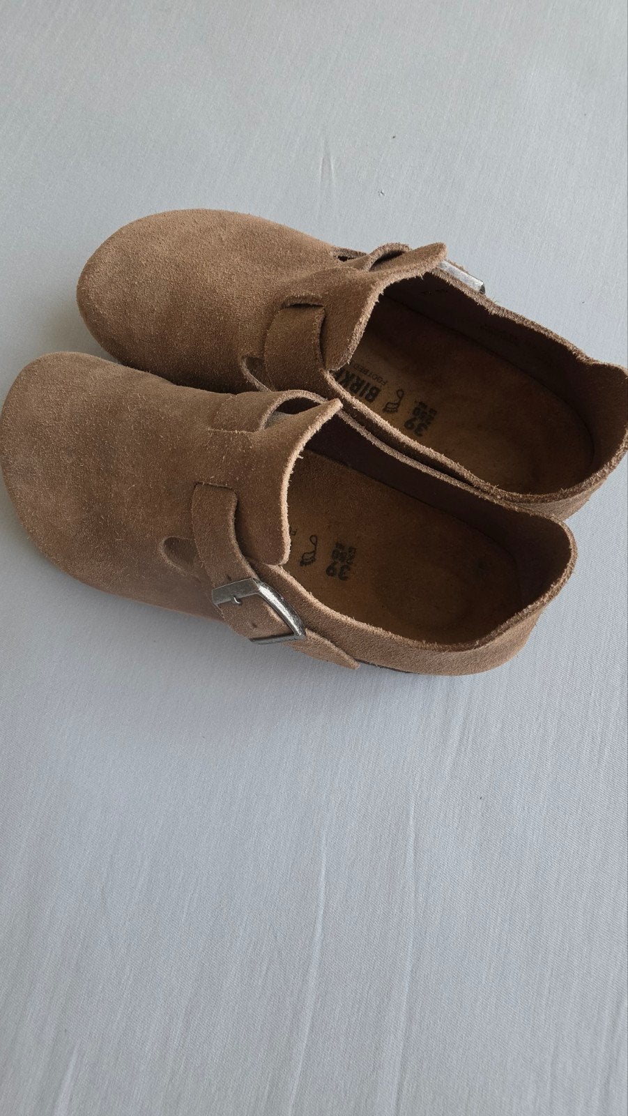 Birkenstock Boston Clogs, bruin, maat 39 - Zo goed als nieuw, Bruin, Instappers, Ophalen of Verzenden, Zo goed als nieuw