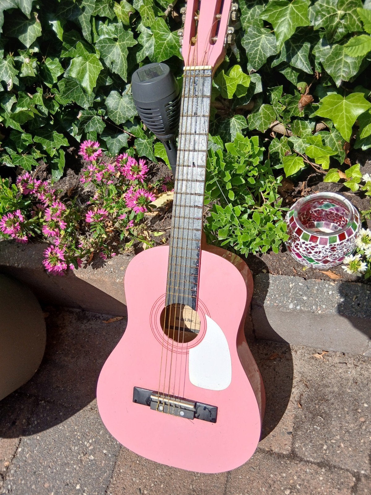 Roze kindergitaar voor de beginnende rockster, Muziek en Instrumenten, Ophalen, Gebruikt, Overige typen