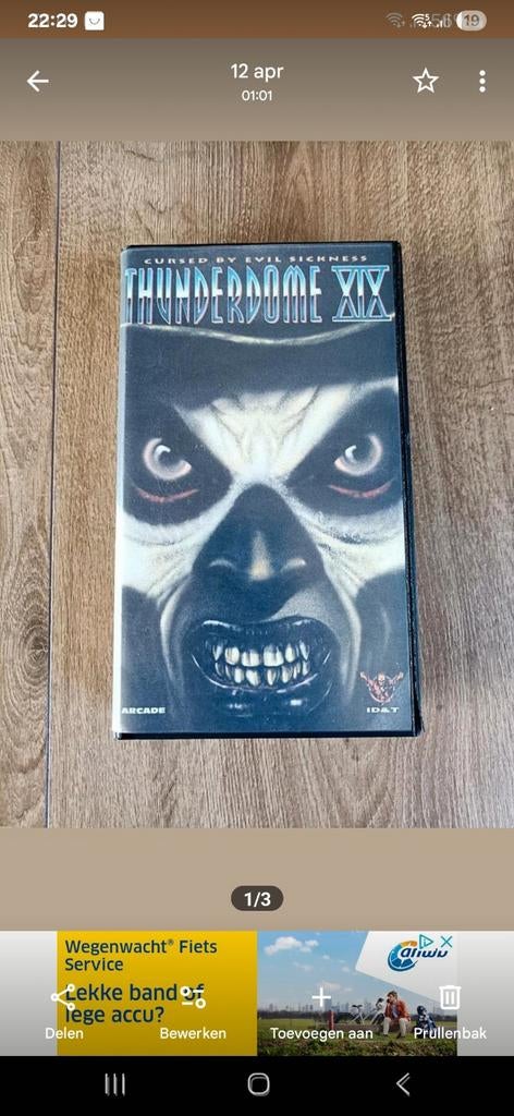 Thunderdome 19 VHS band, Cd's en Dvd's, VHS | Documentaire, Tv en Muziek, Ophalen of Verzenden, Zo goed als nieuw