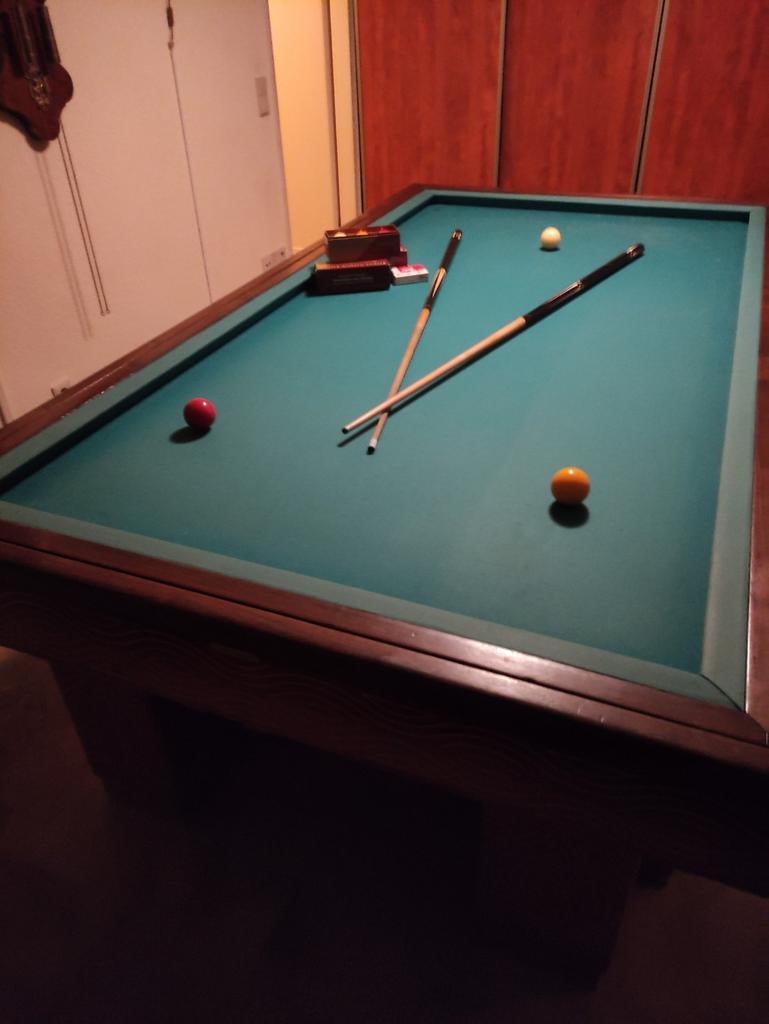 Officiële verwarmde biljart, Sport en Fitness, Biljarten en Poolen, Ophalen, Biljarttafel