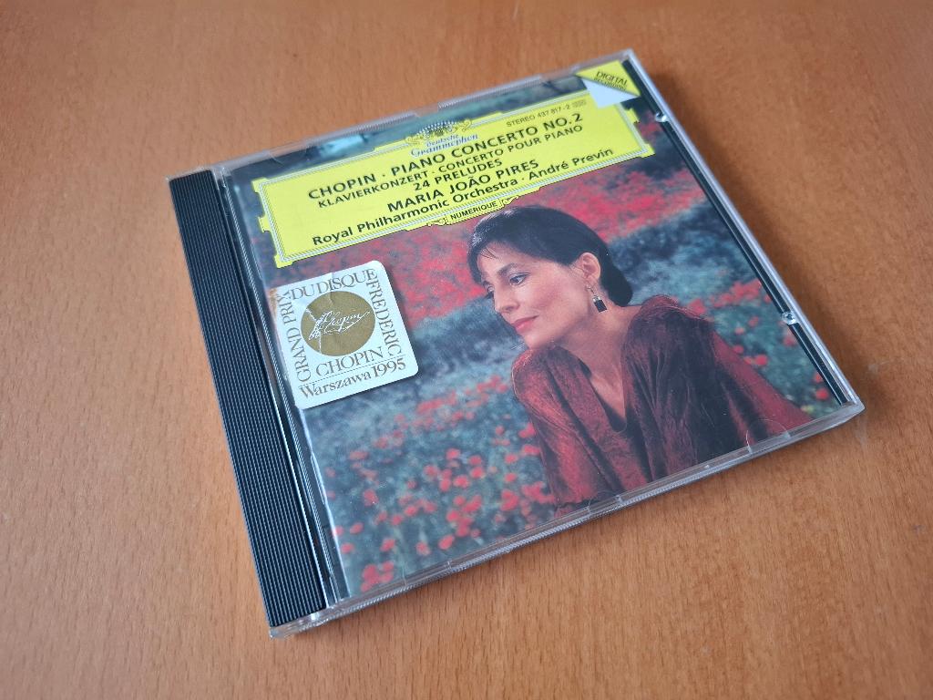 PIRES: CHOPIN: Pianoconcert no 2 en 24 Preludes  (DG), Ophalen of Verzenden, Romantiek, Zo goed als nieuw, Orkest of Ballet