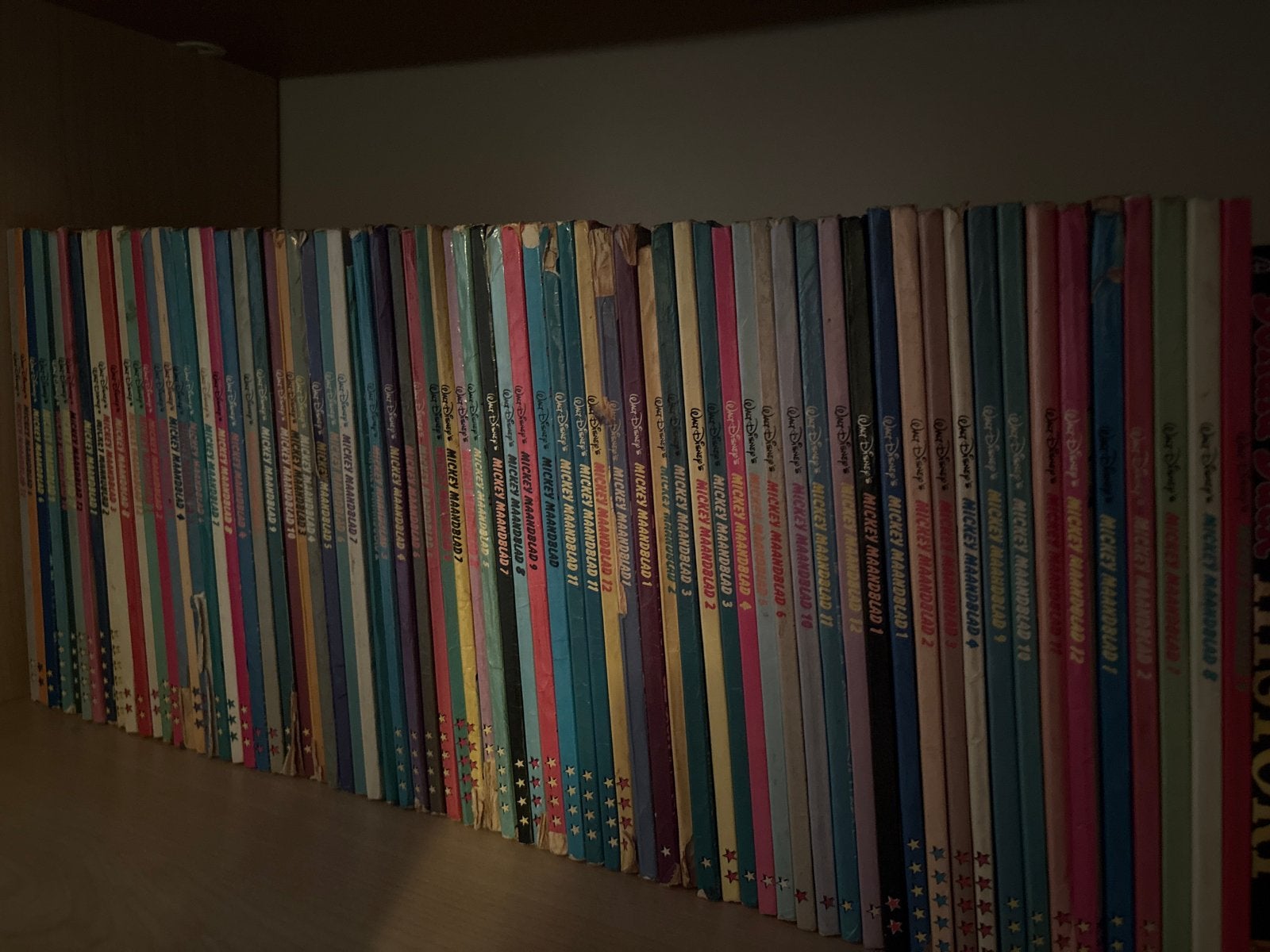 Complete serie Mickey Maandblad stripboeken, Boeken, Stripboeken, Complete serie of reeks, Ophalen, Gelezen