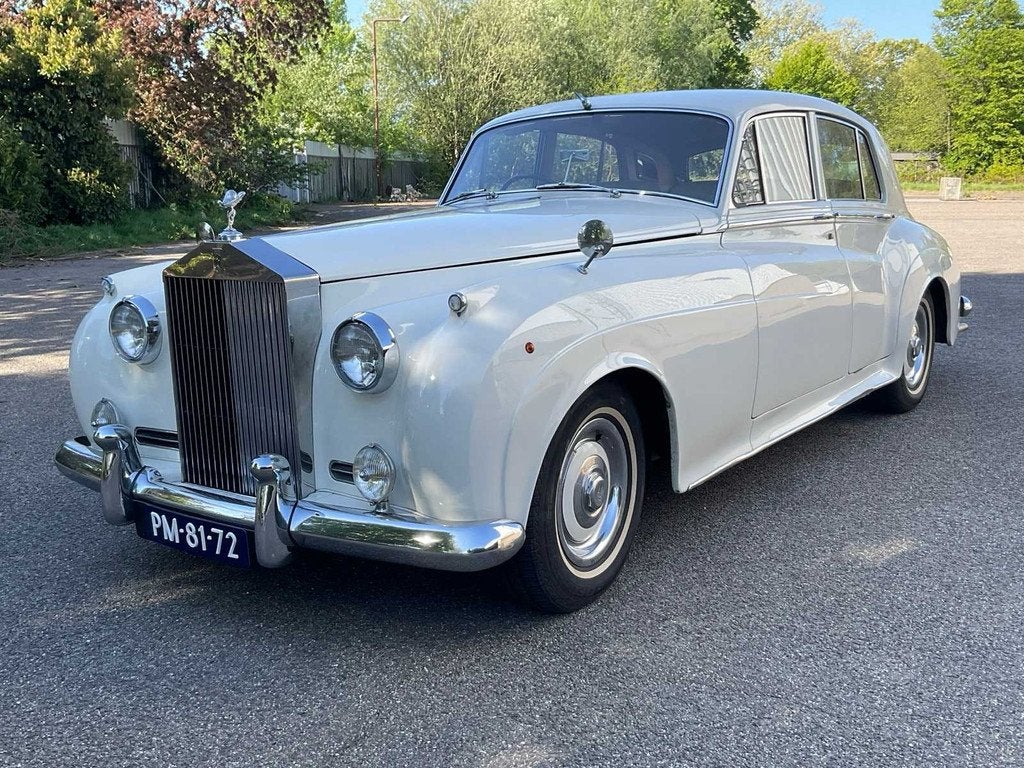 1958 Rolls-Royce Silver Cloud I Oldtimer, Auto's, Automaat, Wit, Bedrijf, Sedan