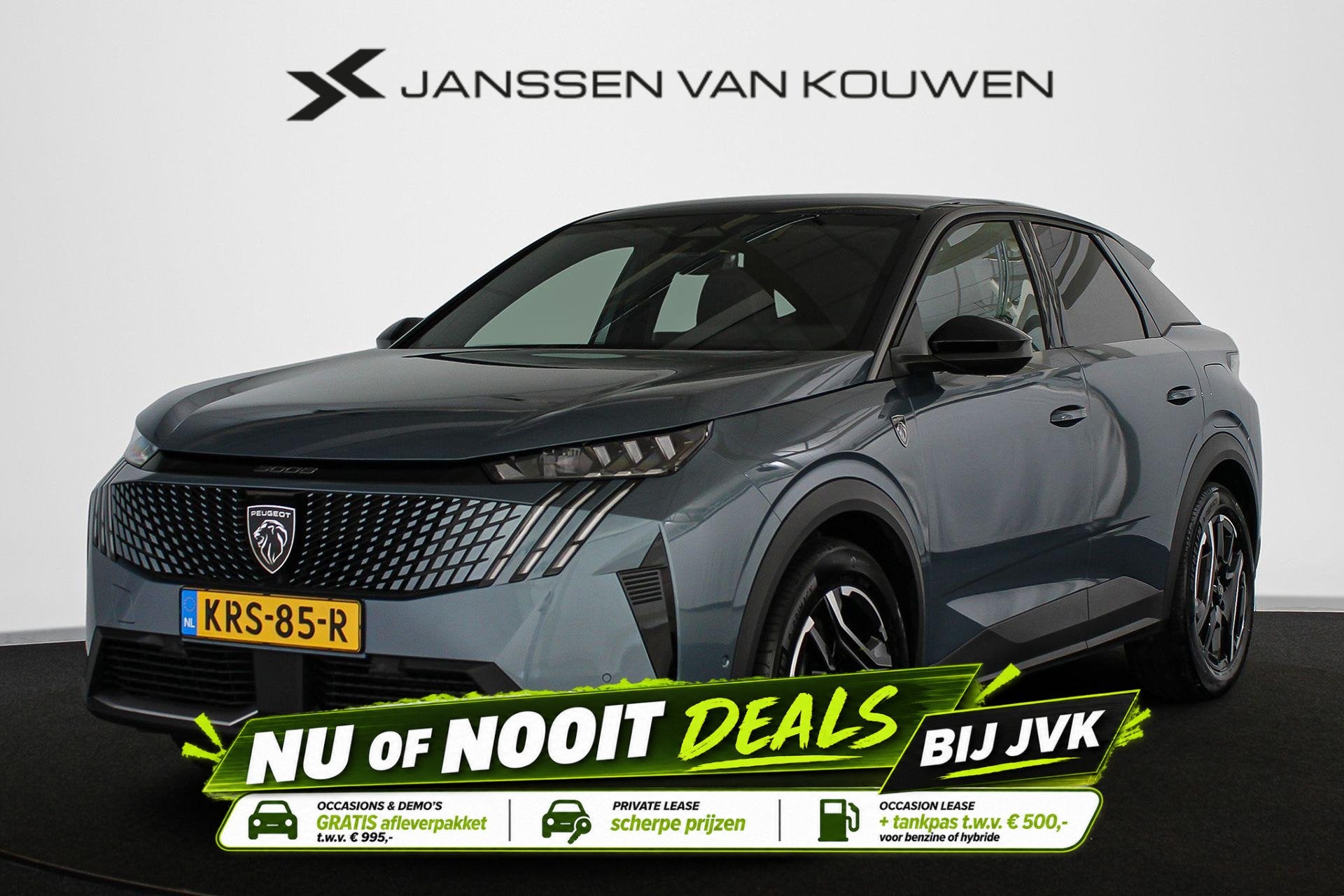 Peugeot 3008 1.6 plug-in Hybrid 195 GT Exclusive Trekhaak St, Auto's, 4 cilinders, Blauw, Bedrijf, Hybride Elektrisch/Benzine