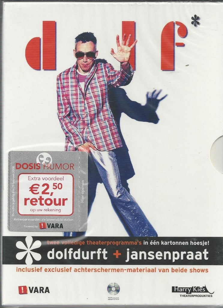 Dolf Jansen - Dolfdurft + Jansenpraat, Stand-up of Theatershow, Overige artiesten, Alle leeftijden, Ophalen of Verzenden