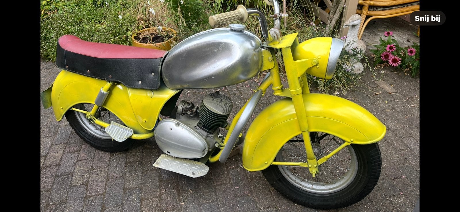 grote draaimolen motor  franse kermis motorfiets antiek, Ophalen